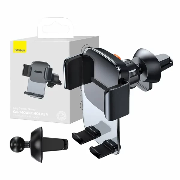 Baseus Easy Control Clamp car holder for grid (black) - Image 7