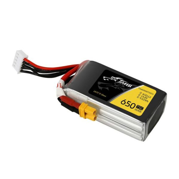 Battery Tattu 650mAh 14.8V 75C 4S1P XT30 - Image 3