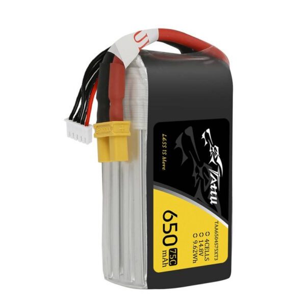 Battery Tattu 650mAh 14.8V 75C 4S1P XT30 - Image 4