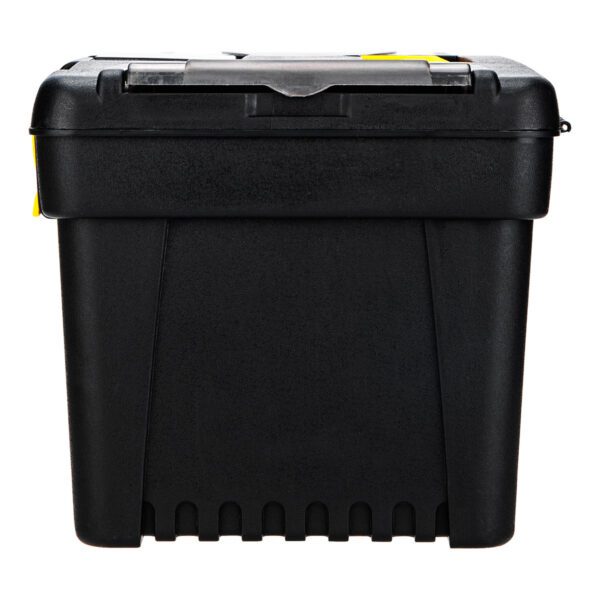 Plastic Tool Box Deli Tools EDL432417, 15'' (yellow) - Image 3