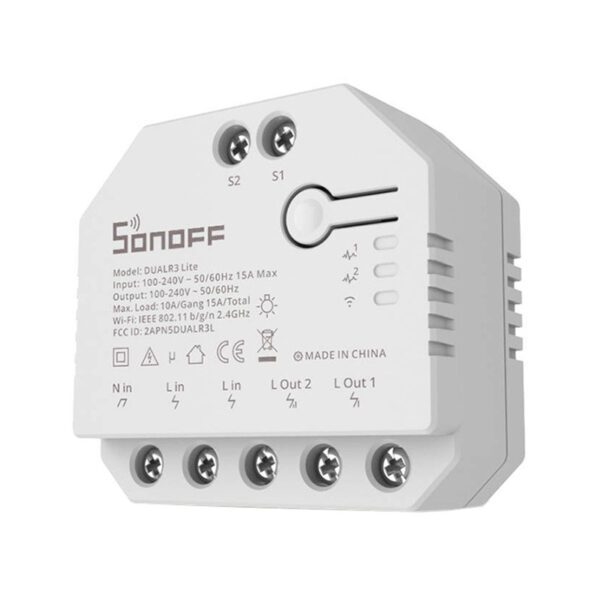 Smart Wi-Fi switch WiFi Sonoff Dual R3 Lite - Image 2