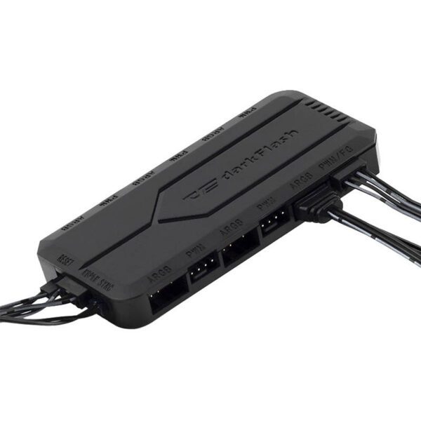 Fan control box for computer Darkflash RC2 RGB PWM + remote controller (black) - Image 3