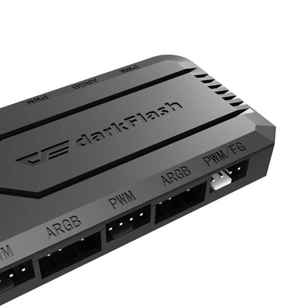 Fan control box for computer Darkflash RC2 RGB PWM + remote controller (black) - Image 8