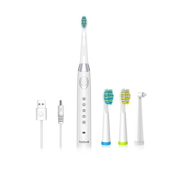 Sonic toothbrush with head set FairyWill 508 (White) - Image 3