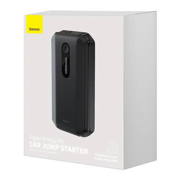 Baseus Super Energy Car Jump Starter 10000mAh, 1000A, USB (black) - Image 7