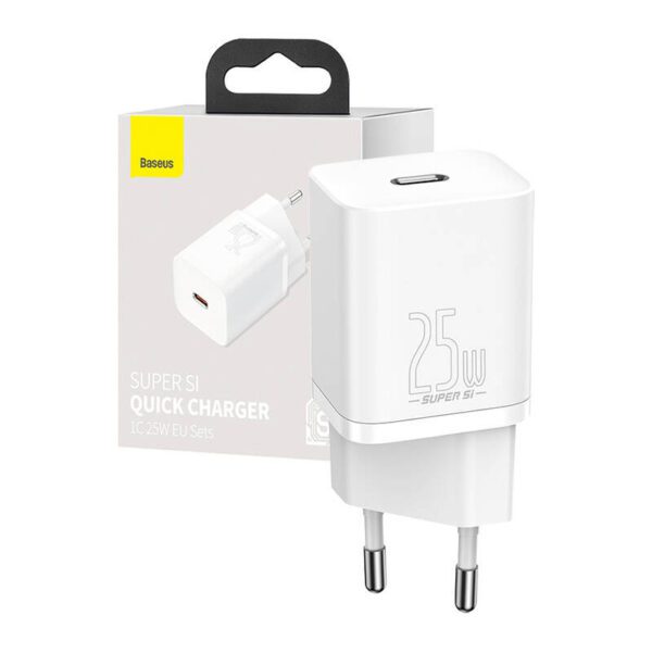 Wall charger Baseus Super Si Quick Charger 1C 25W (white) - Image 9
