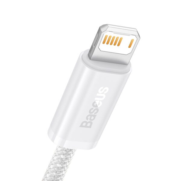 Baseus Dynamic cable USB to Lightning, 2.4A, 1m (White) - Image 3