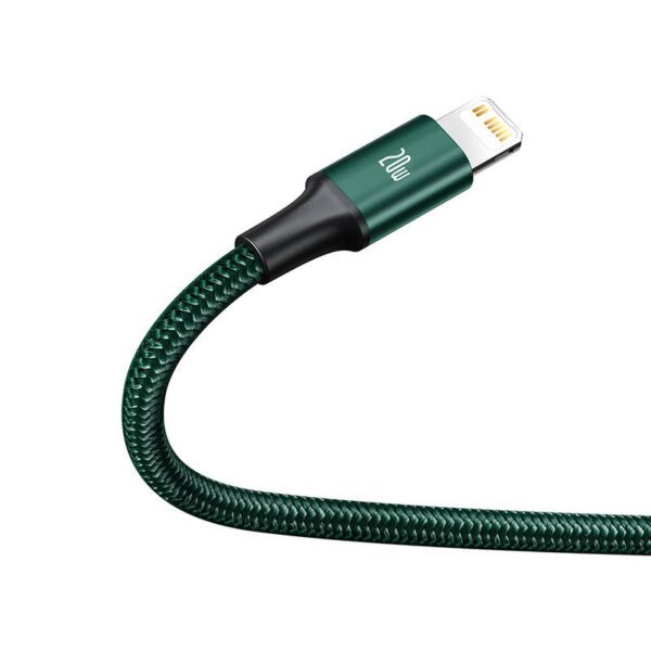 Baseus Rapid Series 3-in-1 cable USB-C For M+L+T 20W 1.5m (Green ) - Image 3