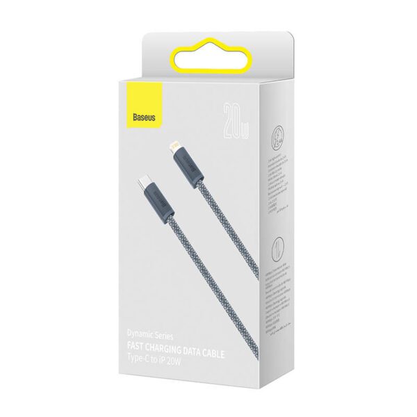 Baseus Dynamic Series cable USB-C to Lightning, 20W, 2m (gray) - Image 7