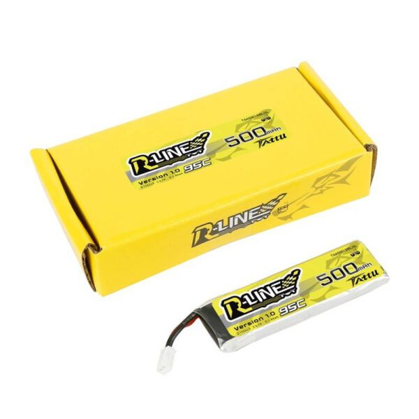 Battery Tattu 500mAh 3.7V 95C 1S1P Long - Image 3