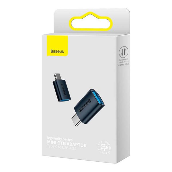 Baseus Ingenuity USB-C to USB-A adapter OTG (blue) - Image 6