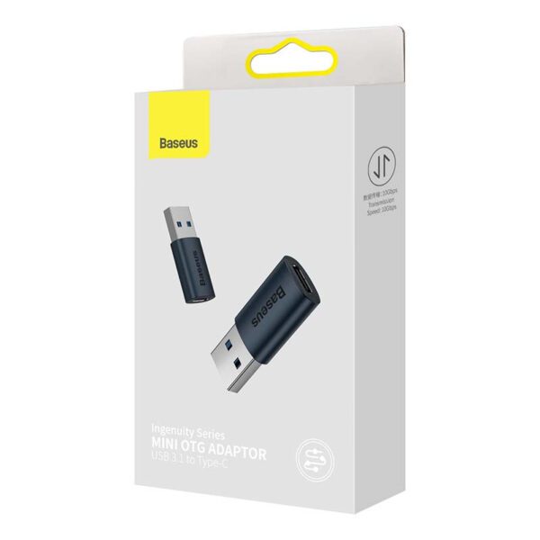 Baseus Ingenuity USB-A to USB-C adapter OTG (blue) - Image 7
