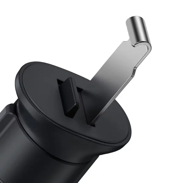 Baseus Metal Age II gravitational grip on the car grid - black - Image 5