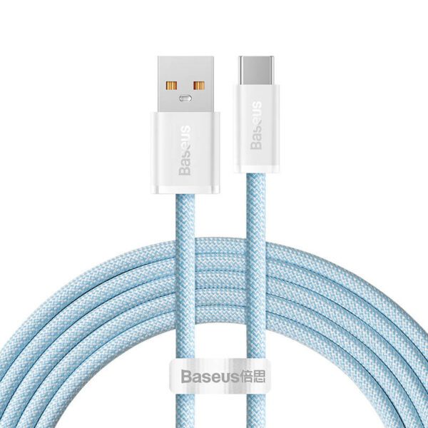 Cable USB to USB-C Baseus Dynamic Series, 100W, 2m (blue) - Image 2