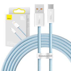 Cable USB to USB-C Baseus Dynamic Series, 100W, 2m (blue)