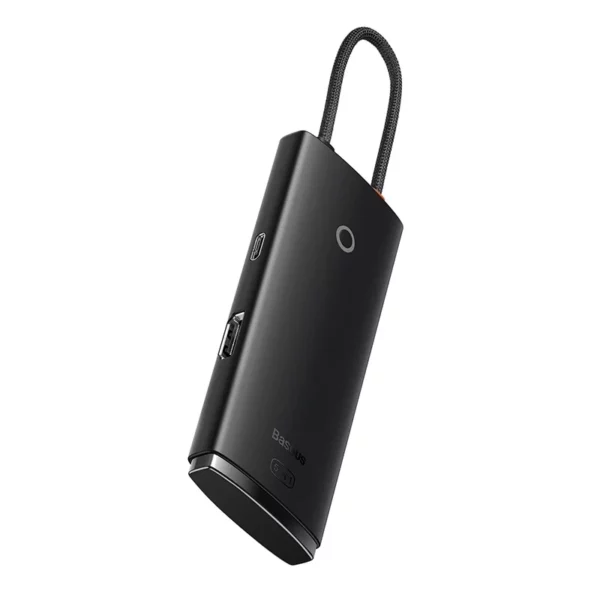 Baseus Lite Series Hub 5w1 USB-C to 3x USB 3.0 + USB-C + HDMI (black) - Image 3