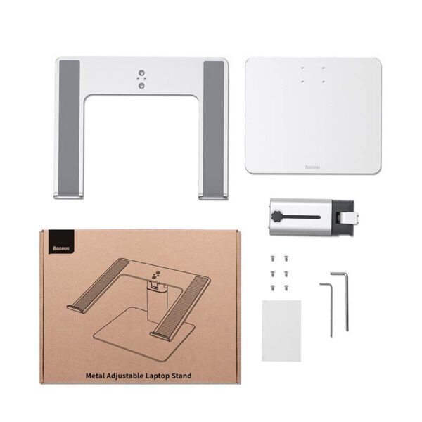Laptop stand Baseus 11-17", adjustable (silver) - Image 14