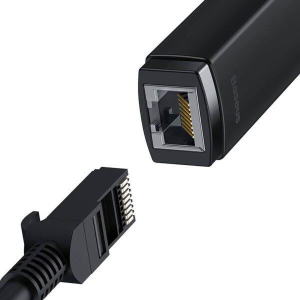 Network adapter Baseus Lite Series USB-C to RJ45 (black) - Image 6