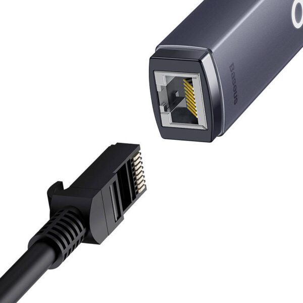 Network adapter Baseus Lite Series USB-C to RJ45 (grey) - Image 5