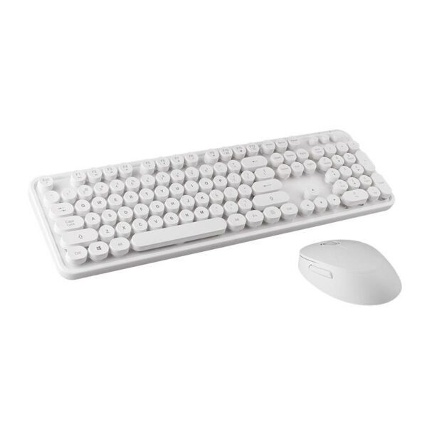 Wireless keyboard + mouse set MOFII Sweet 2.4G (white) - Image 2