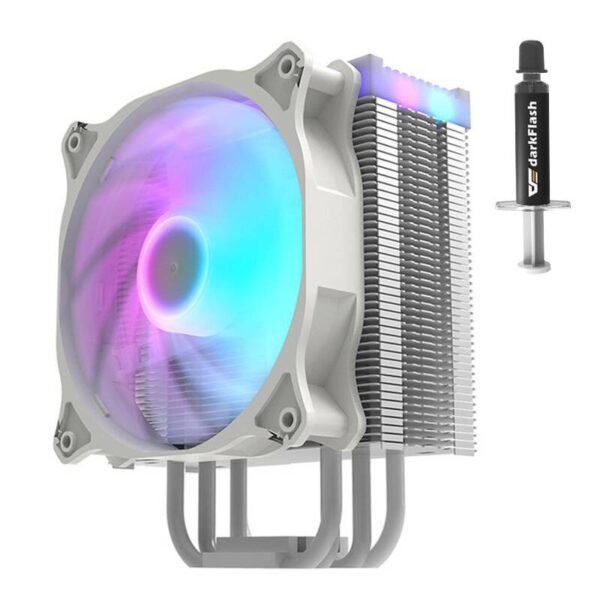 CPU active cooling Darkflash Darkair LED (heatsink + fan 120x120) white - Image 7