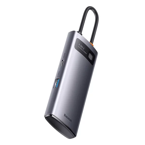 Hub 4in1 Baseus Metal Gleam Series, USB-C to 4x USB 3.0 - Image 4