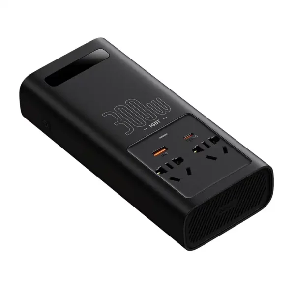 Power Inverter Baseus 300W (220V CN/EU) (black) - Image 4