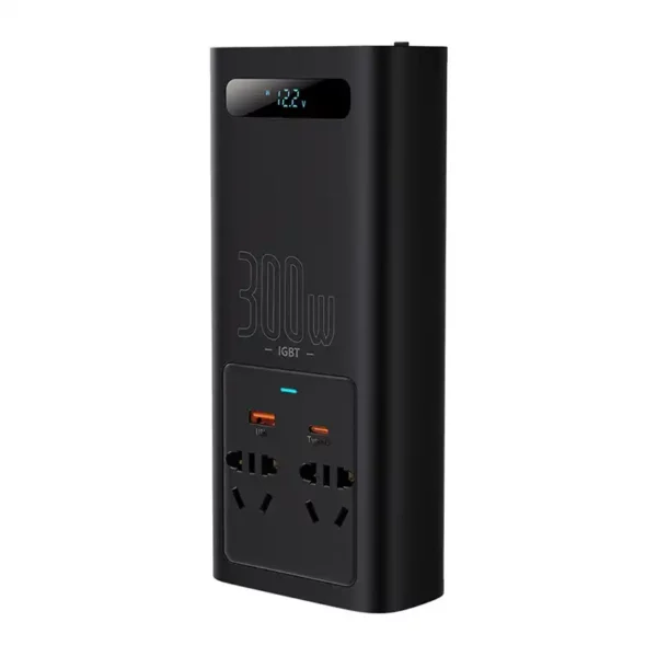 Power Inverter Baseus 300W (220V CN/EU) (black) - Image 3