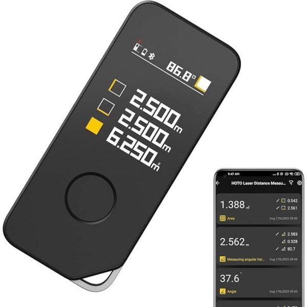 Smart Laser Measure Pro HOTO H-D50, bluetooth, 50m - Image 7
