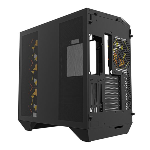 Darkflash DY470 computer case (black) + 4 fans + GPU bracket - Image 8