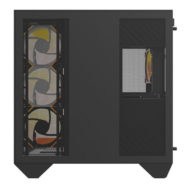 Darkflash DY470 computer case (black) + 4 fans + GPU bracket - Image 9
