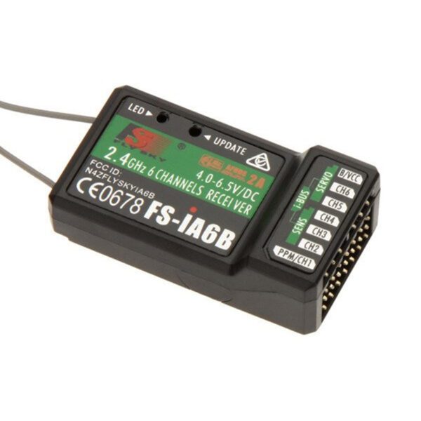 FlySky Transmitter FS-i6 (M2) + Receiver iA6B Set, 6 channels AFHDS 2A - Image 7