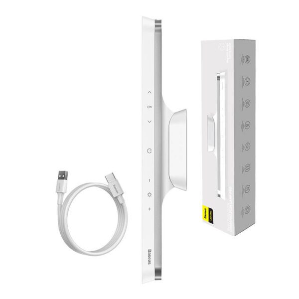 Baseus Magnetic Stepless Lamp Pro, with a touch panel (white) - Image 8