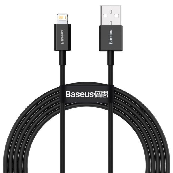Baseus Superior Series Cable USB to iP 2.4A 2m (black) - Image 2