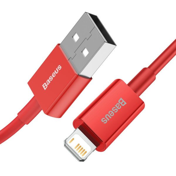 Baseus Superior Series Cable USB to iP 2.4A 1m (red) - Image 3