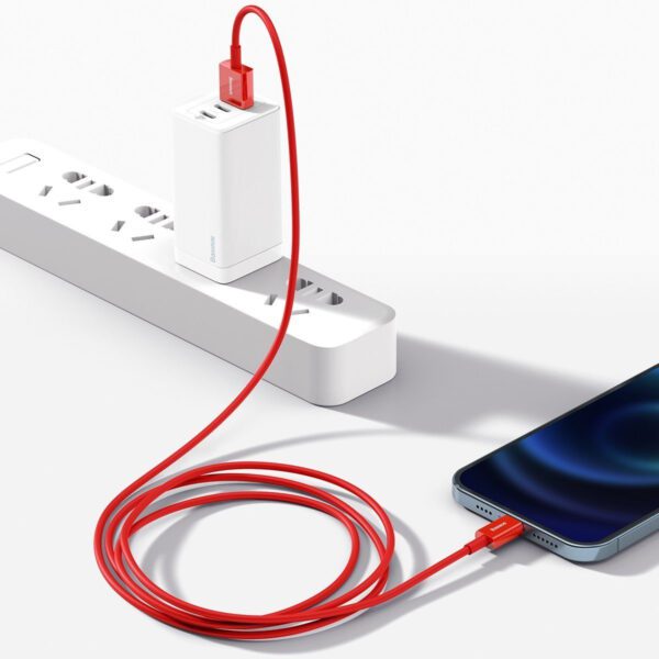 Baseus Superior Series Cable USB to iP 2.4A 1m (red) - Image 10