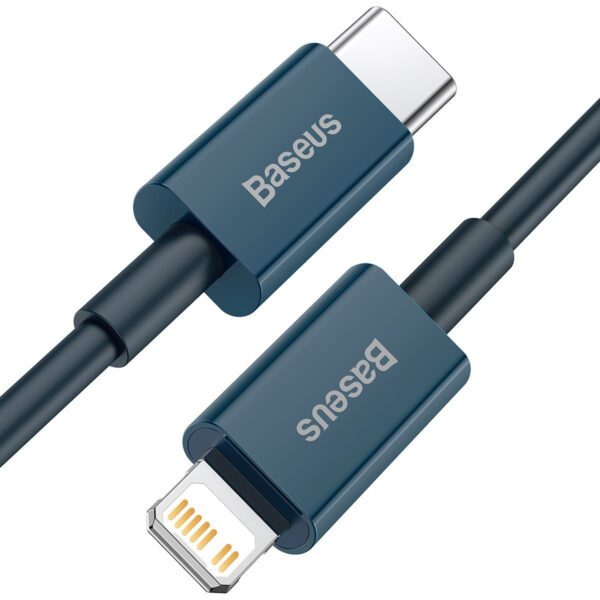 Baseus Superior Series Cable USB-C to iP, 20W, PD, 2m (blue) - Image 4
