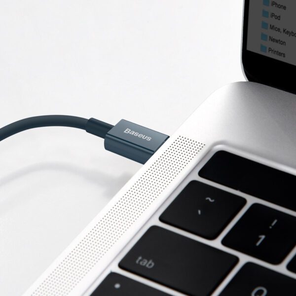 Baseus Superior Series Cable USB-C to iP, 20W, PD, 2m (blue) - Image 8