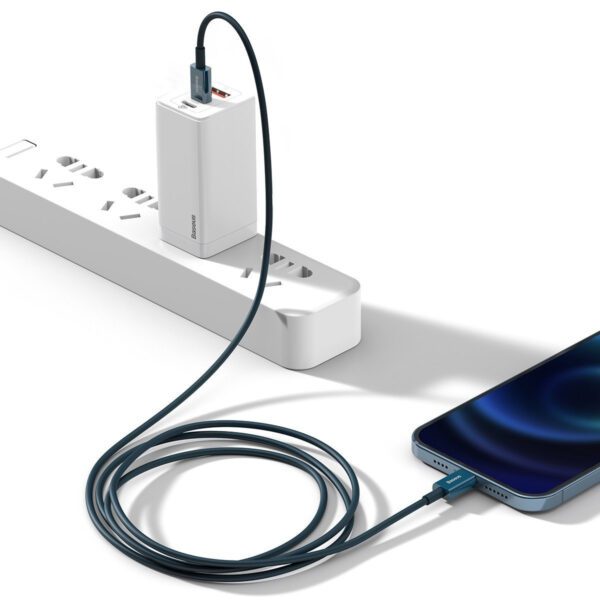 Baseus Superior Series Cable USB-C to iP, 20W, PD, 2m (blue) - Image 9