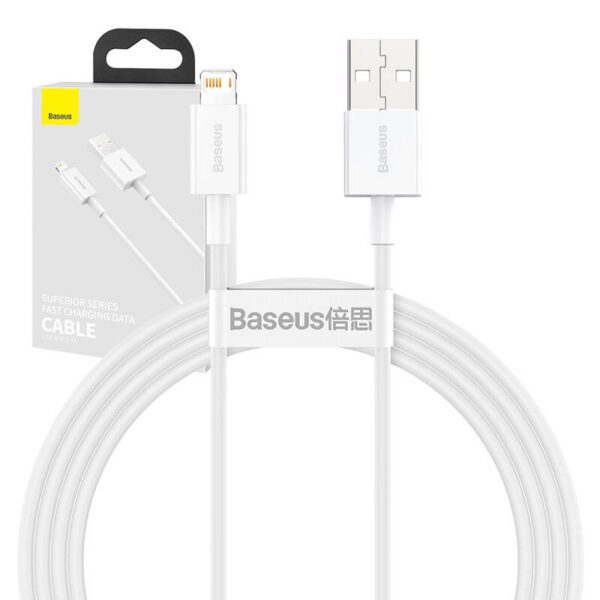 Baseus Superior Series Cable USB to Lightning 2.4A 1,5m (white) - Image 13