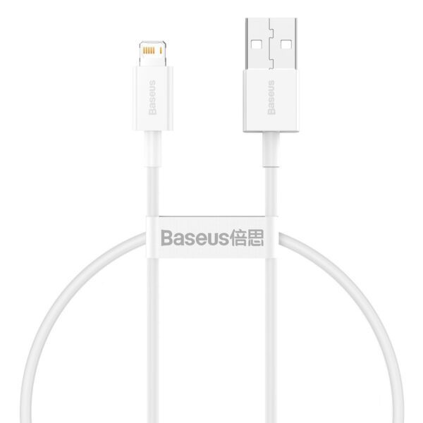 Baseus Superior Series Cable USB to Lightning, 2.4A, 0,25m (white) - Image 2