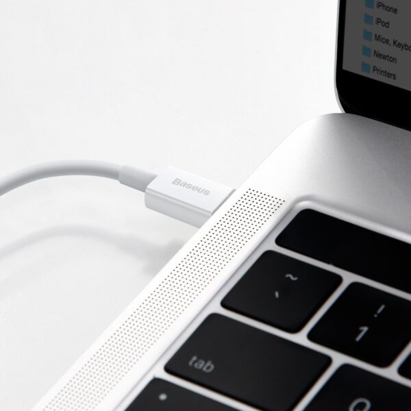 Baseus Superior Series Cable USB-C to Lightning, 20W, PD, 0,25m (white) - Image 9