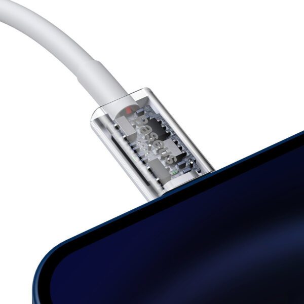 Baseus Superior Series Cable USB-C to Lightning, 20W, PD, 2m (white) - Image 6