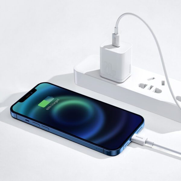 Baseus Superior Series Cable USB-C to Lightning, 20W, PD, 2m (white) - Image 8