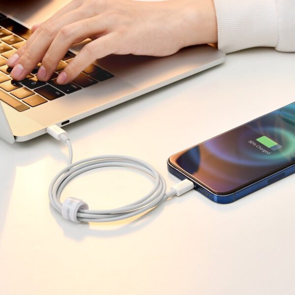 Baseus Superior Series Cable USB-C to Lightning, 20W, PD, 2m (white) - Image 9