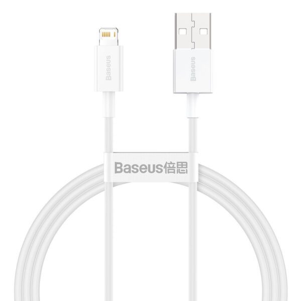 Baseus Superior Series Cable USB to Lightning, 2.4A, 1m (white) - Image 2