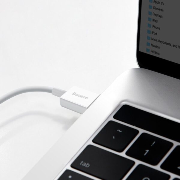Baseus Superior Series Cable USB to USB-C, 66W, 2m (white) - Image 9