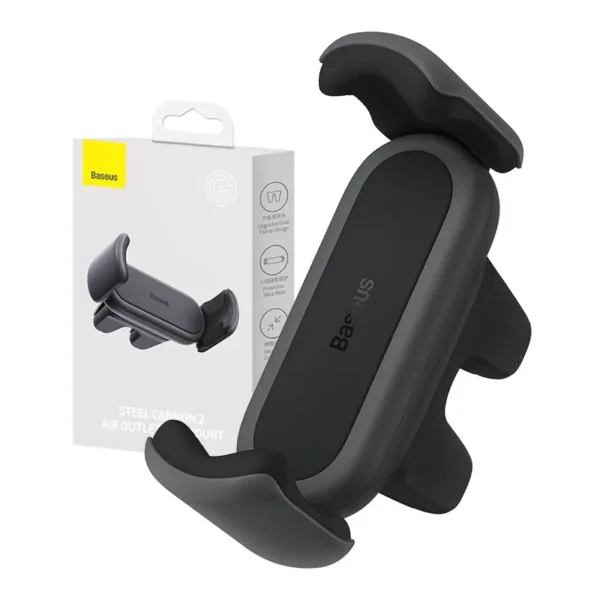 Baseus Steel Cannon 2 Car holder to Ventilation Grid (black) - Image 7