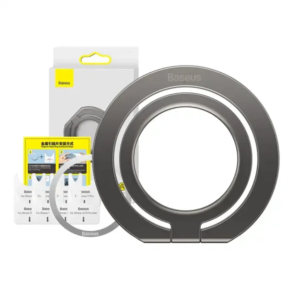 Baseus Halo Ring holder for phones (Grey) - Image 8