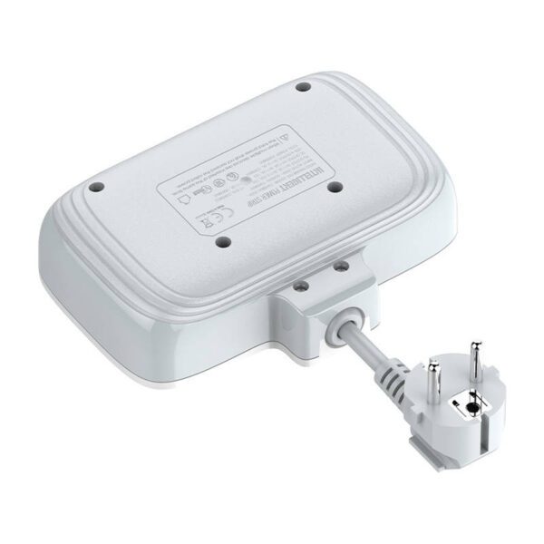Power strip with 2 AC sockets, 3x USB, USB-C, LDNIO SE2435, 2500W (white) - Image 9